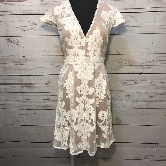 LAST ONE!!! Main Strip Lace Floral Mini - Picture 3 of 7